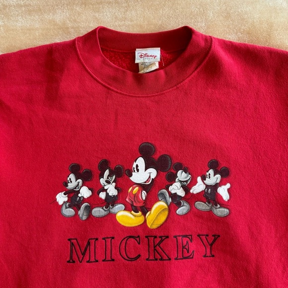 Vintage Red Mickey Mouse Sweater - Picture 4 of 5
